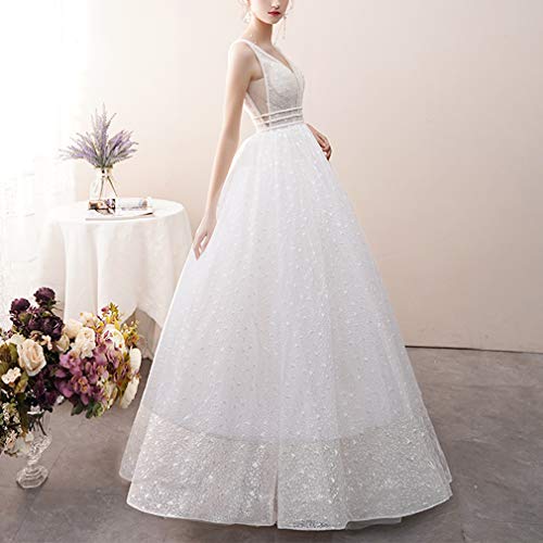VeMee A-line Hoopless Petticoat Crinoline Underskirt Slips Floor Length for Bridal Wedding Dress - Thumbnail 7