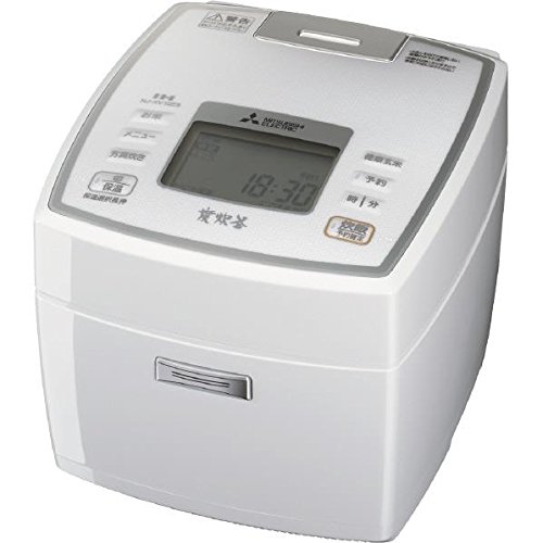MITSUBISHI ELECTRIC NJ-XV10E5-W 炊飯器 Amazon | 三菱電機 炊飯器 5.5合 IH式 日本製 本炭釜(かまど構造