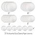 Selizo 25 Packs White Paper Lanterns with Assorted Sizes