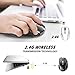 VicTsing MM057 2.4G Wireless Portable Mobile Mouse Optical Mice with USB Receiver, 5 Adjustable DPI Levels, 6 Buttons for Notebook, PC, Laptop, Computer, Macbook - Grey