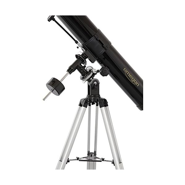 Omegon Teleskop N 76/900 EQ-2 | Newton-Spiegelteleskop | Präzise EQ-2 Montierung | für Mond & Planeten | inklusive umfangreichem Zubehör | Auch für Anfänger & Hobbyastronomen geeignet – Bild 3