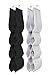 StorageManiac Heavy-duty Hanging Handbag Organizer with 11 Pockets, Black and Gray, 2-Pack