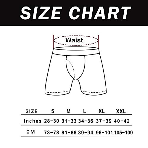 Natural Feelings 5 Pack Men's Boxer Briefs Quick Dry Travel Underwear Outdoor Sports Lightweight