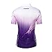Womens Cycling Jersey Short Sleeve Ladies Bike Shirt Cycle Tops with Pockets Full-Zip Purple