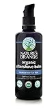Herbal Choice Mari Organic Aftershave Balm Moisturizer for Him 100ml/ 3.4oz Glass Bottle with Pump