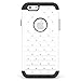 iPhone 6 Plus Case, Pasonomi® Hybrid Stud Rhinestone Bling Armor Defender Case Cover for Apple iPhone 6 Plus 5.5 inch with Dazzling Diamond (White)