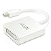 WEme Mini DP to DVI Adapter Converter Male to Female 1080P (Thunderbolt 2 Port Compatible) Mini DisplayPort Cable for iMac, Mac Mini, Microsoft, Surface Pro, Google Chromebook Pixel and Laptop,White