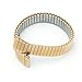 Voguestrap TX666Y Allstrap 11-14mm Gold ladies long band-Length Tapered Expansion Watchband
