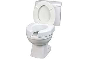 SP ABLEWARE SP 3 Inch Extender Booster Elevated Raised Toilet Seat Risers for Seniors Adults Elderly Handicap Disabled Fits Most Standard and Elongated Toilets - White