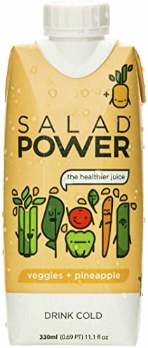 SaladPower Vegetable Juice (Veggies + Pineapple, 1-Pack)