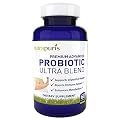 Probiotic PREMIUM Advanced Ultra Blend By Nutrapuris - Our Best Probiotic Supplement Including Bacillus Coagulans, NutrafloraÂ® P-95 - Full of Pure Healthy Digestive Enzymes and Vitamins - Supports Total Digestive Health and Boosts Your Immune System Dail