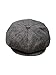 Born to Love Scally Cap Boy's Vintage Ring Bearer Pageboy Flat Ivy Newsboy Wedding Tweed Child Golf Cap Hat Black and Gray XL 5 to 7T 56CM