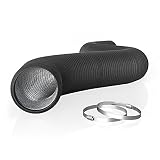 AC Infinity Flexible 6-Inch Aluminum Ducting, Heavy-Duty Four-Layer Protection, 25-Feet Long for Heating Cooling Ventilation and Exhaust