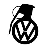 VOLKSWAGEN VW GRENADE BOMB WINDOW STICKER VINYL DECAL JETTA GTI R32 PASSAT