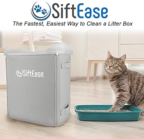 SiftEase Litter Sifter, Fast Easy Scoop Free Litter Box Cleaning