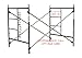 CBM Scaffold Masonry Frame 2 Sets 5'x5'x7' Scaffolding with Cross Brace and Coupling Pins CBM1290