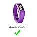 Replacement Fitness Wristband Band for Garmin Vivofit Replacement Strap Bands S L Small Lager Size, NOT for Garmin Vivofit 2/3/JR/HR(No Tracker) (Purple, L)
