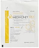 Derma Sciences 31622 Medihoney Dressing Hydrogel Colloidal Sheet, Non-Adhesive, 2.4