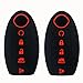 Coolbestda 2Pcs Black Silicone Key Fob Remote Cover Case Protector for 2017 2018 2019 2020 2021 Nissan Rogue Murano Altima Sedan Pathfinder Maxima KR5S180144014