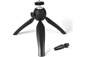 Coolux Mini Tripod Projector Mount with 360 Degrees Rotatable Heads for Projectors DSLR DVR Cameras Mini Webcam, Mount with M