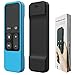Protective Case for Apple TV 4th Generation Siri Remote Controls, FineGood 2 Pack Silicone Skidproof Cover of Protection for TV 4 Remote - Black, Blue