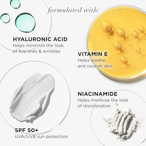 IT Cosmetics CC+ Cream - Natural Full Coverage Foundation With SPF 50+, Color Corrector & Anti-Aging Hydrating Serum, Hyaluronic Acid + Peptides, Lightweight Up To 24H Wear, All Skin Types- 1.08 fl oz