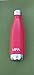 MIRA Stainless Steel Vacuum Insulated Water Bottle | Leak-proof Double Walled Cola Shape Bottle | Keeps Drinks Cold for 24 hours & Hot for 12 hours (Red, 17 oz (500 ml, 0.53 qt))