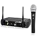 Pyle Pro Premier Series UHF Digital Wireless Portable Microphone System with 8 Frequency Channel, XLR Output, Handheld Mic, Receiver Base, 1/4" Audio Cable, Power Adapter - For Karaoke, PA - PDWM1902 primary