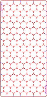 40 mm Hex Grid Stencil (Star Pattern)