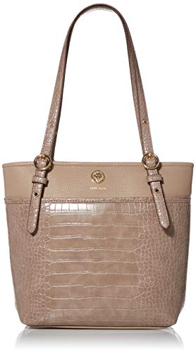 Anne Klein Croco Pocket Tote, Truffle