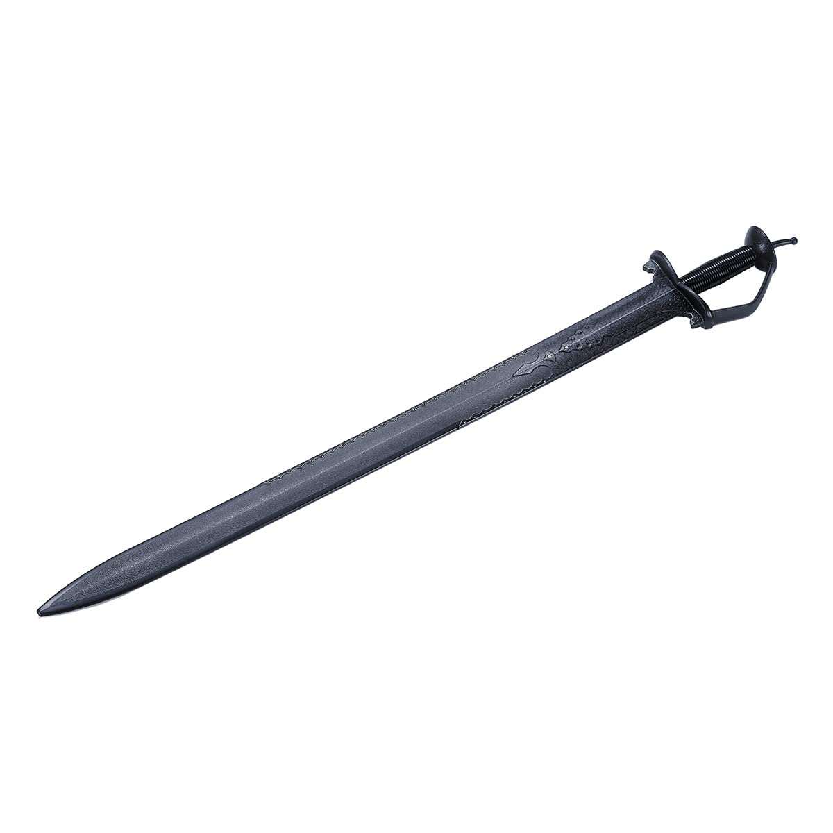Martial Arts Black Polypropylene PlasticSparring Indian Khanda Training sword - 40.1" - NEW