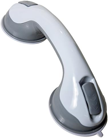 Balance Assist Bar Handle Grip with Strong Hold Suction Cup for Safety Grab in Bathroom , Tub , Shower , Toilet Handrail (11.5 '')