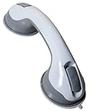 Balance Assist Bar Handle Grip with Strong Hold Suction Cup for Safety Grab in Bathroom , Tub , Shower , Toilet Handrail (11.5 '')