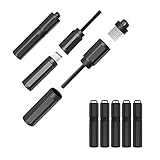Etekcity 5 Pack Camping Fire Starter, Outdoor Magnesium Flint and Steel Survival Emergency Kit