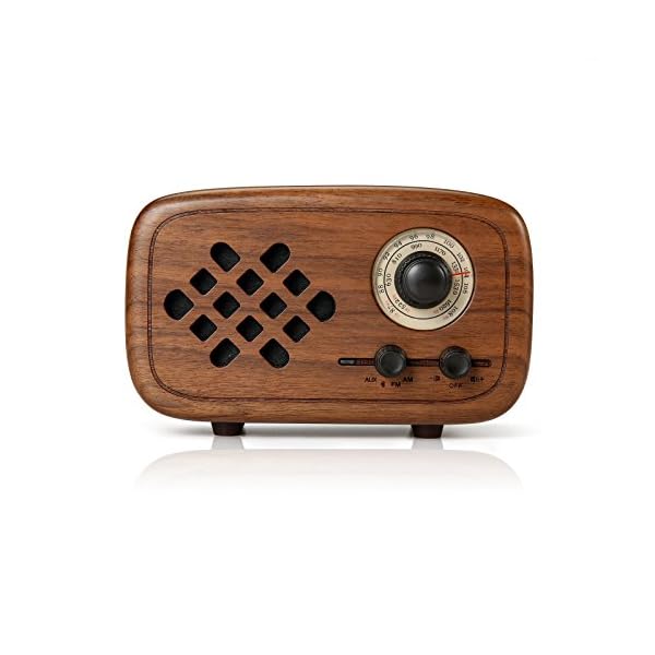 Radio FM AM Bafle Btoot hecho a mano Madera - Imagen 3