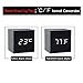 Zeekoo Wooden LED Digital Alarm Clock, Displays Time Date and Temperature, Cube USB/3AAA Battery Powered Sound Control Desk Alarm Clock for Kid, Home, Office, Daily Life, Heavy Sleepers … (Black-1)