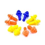 ROSENICE Ear Plug Music Hearing Protector Sleep Pretty Silicone Noise Reduction Earplug 10pcs(Random Color)