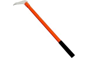 XROPURR Pickaroon Hookaroon, 28in Pickaroon Logging Tool with Lightweight Anti-Slip Hook Handle for Lifting, Dragging, and Stacking Logs, Lightweight Logging Tools