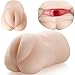 LEADO Realistic Male Masturbator Lifelike Silicone Vagina Pocket Pussy Masturbation Adult Sex Toys for Men