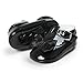 ESTAMICO Baby Patent Leather Mary Jane Infant Dress Shoes Girls 12-18 Months Black
