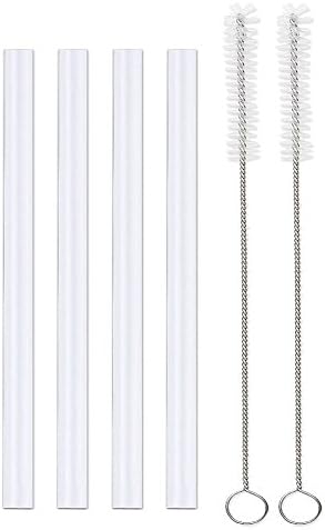 Replacement Straws for CamelBak Kids Bottle, Accessories Set Include 4 BPA-Free Straws and 2 Straw Cleaning Brushes