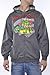 Teenage Mutant Ninja Turtles Fresh From The Sewer Hoodie Sweatshirt Charcoal (Medium)