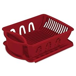 Sterilite 2 Piece Sink Set, With Drainboard for