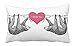 Decorative Pillow Cover I Sloth You Polyester Throw Pillow Case 12 x 20 Inches Cushion Cover