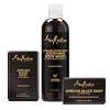 SheaMoisture Bath Face Skin care Kit Body Cleanser for Dull Skin African Black Soap Made with Fair Trade Shea Butter…