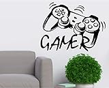 Video Game Wall Decals Controller Wall Mural Boys Room Kids Playstation Decor Gamer Vinyl Wall - Car, Laptop,Wall Room (Designs # 11)