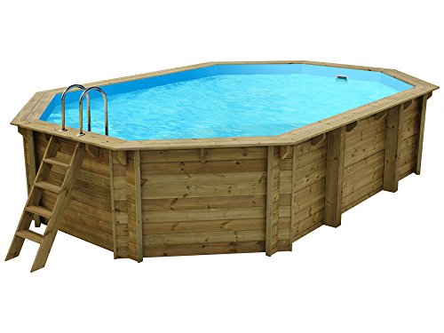 piscine bois en kit rectangle canaries - 8.34 x 4.92 x 1.38 m