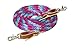 Weaver Leather Poly Roper Rein Bright Rose/Violet/Turquoise, 5/8
