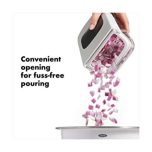 OXO-Good-Grips-Vegetable-Chopper-with-Easy-Pour-Opening-White-107-x-262-x-165-cm OXO Good Grips Vegetable Chopper With Easy-Pour Opening