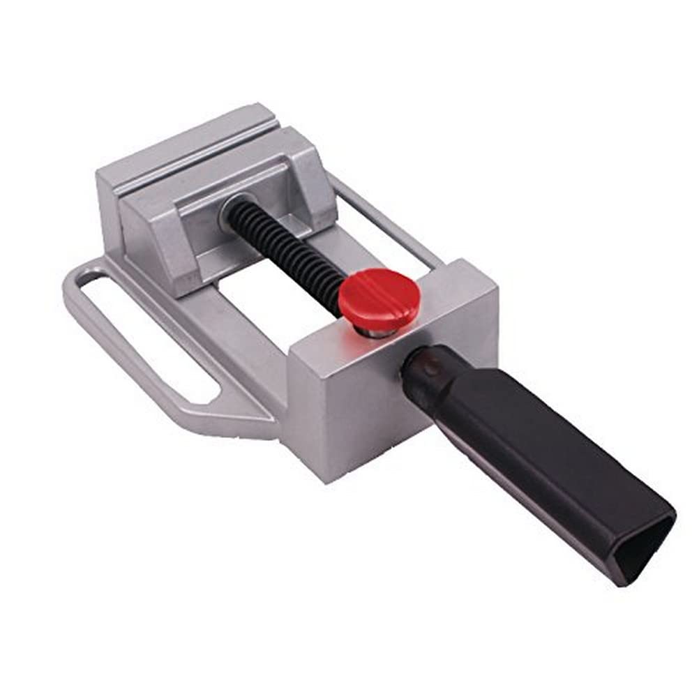 Connex COM870100 Machine Vice with Quick-Clamping Function, Silver/Black/Red, 100 mm